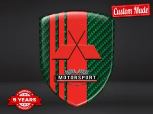 Mitsubishi Vinyle Auto Sport Qualité Robuste Supérieure